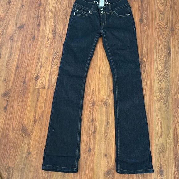 Vintage C'est Toi dark wash jeans boot cut size 3 90s for( tall girls  long legs - Picture 4 of 6